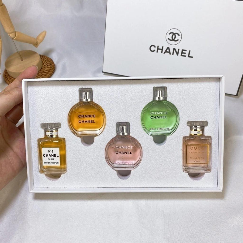 Kit miniaturas de perfume Chanel White - Almah Importados