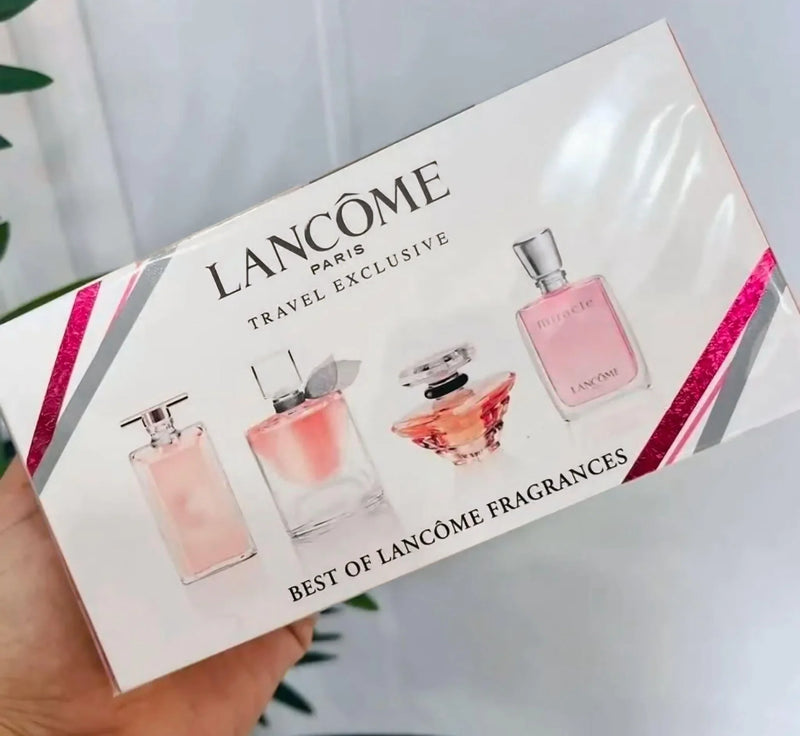 Lancome paris fragrâncias femininas, kit de 4 miniaturas. - Almah Importados